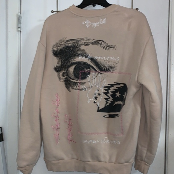 HOSTILE CREWNECK (TAN) - Picture 3 of 9